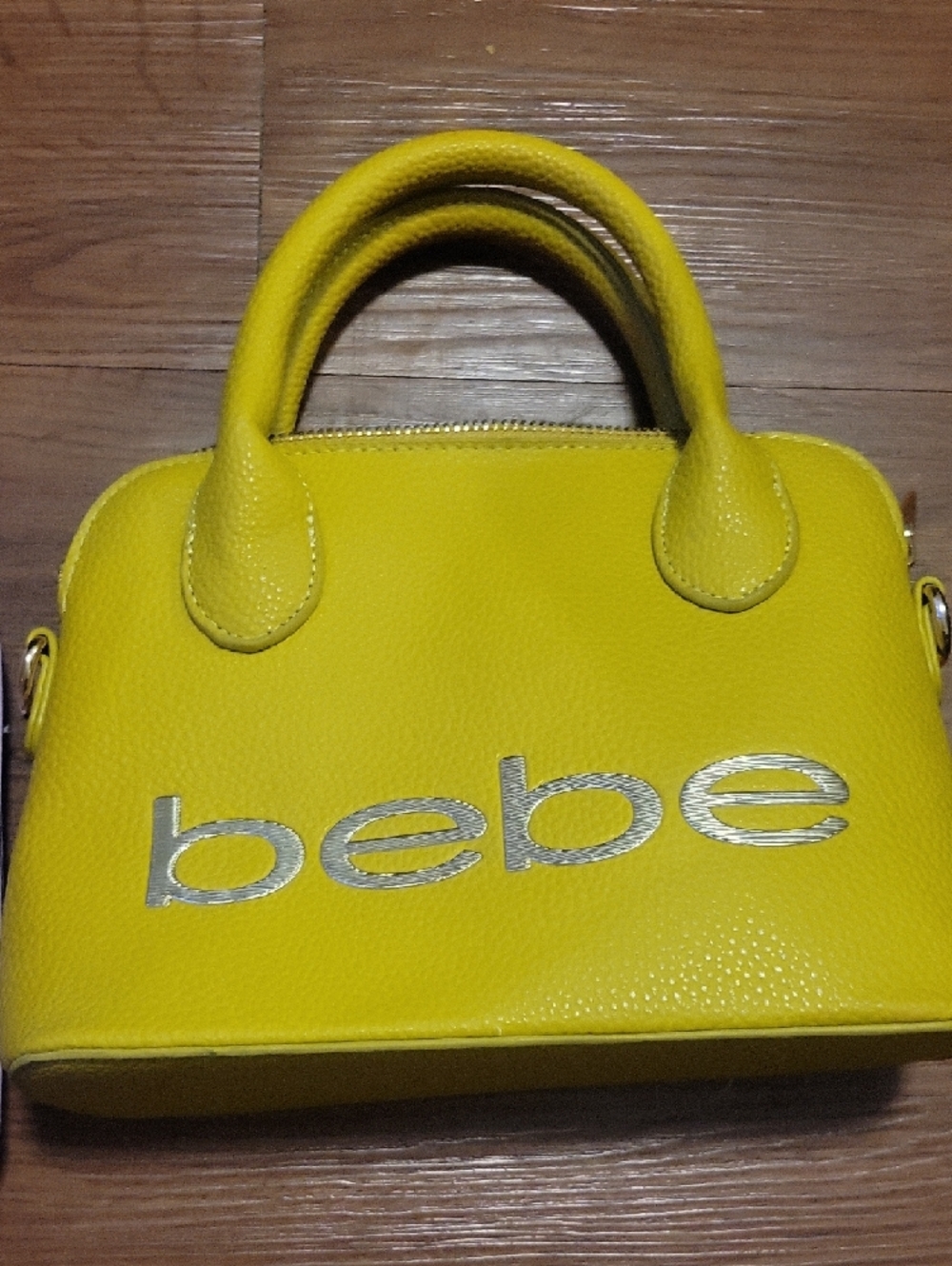 bebe Yellow Mini Dome Satchel with Lilac Mini Tote Duo - Picture 4 of 5